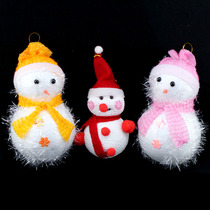 Qianqifang Christmas trinket pendant Christmas tree decoration decoration hanging Santa Claus accessories gift snowman