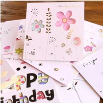 Creative hollow exquisite greeting cards Flowers and butterflies Birthday wishes cards Thank you cards Business greeting cards with envelopes