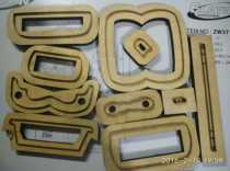 With corner floral long clamp knife molt.