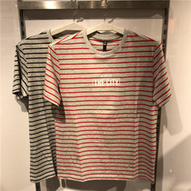 Noble bird mens clothing 2018 summer new T-shirt striped round neck pure cotton casual and comfortable short-sleeved 0182229