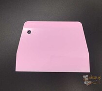 Trapezoidal Plastic Plastic Hard Squeegee Cream Cake Chocolate Squeegee White