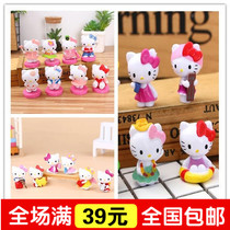 Cake decoration ornaments hello kitty baking decoration KT cat decoration toy doll baking model