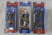 Real Madrid Barcelona FT CHAMPS football doll 3 inch full set of 6 stars (Zidane Raul etc.)