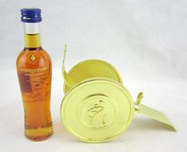 Wine collection COURVOISIER Napoleon VSOP with metal gun rack B 50ml with shelf