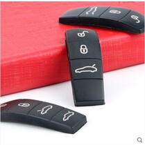 Dedicated for Porsche Cayenne Macan Paramela 911 Carman Boxster Key Rubber Button Leather