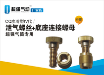 Super pneumatic high pressure pump 30moa special vent screw durable nut bleed valve pressure relief valve accessories