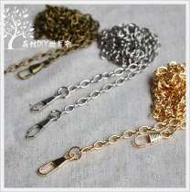 (Forest wholesale)Bag accessories 40cm 120cm Bronze light gold silver smooth small 0 chain 20