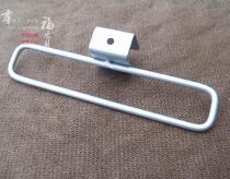 Chi-square tube table tennis racket display rack Stationery store display display display hook card beam metal hook