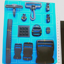 Factory direct plastic clasp plastic hook buckle corner strip Caterpillar luggage buckle outdoor bag buckle