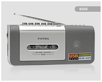 Panda 6505 USB socket two-band tape recorder