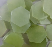 Hongyu Yuan boutique jade jade hexagonal jade sheet natural xiu jade jade quality good