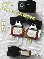 ALCO button power switch 2A 250VAC 5A 120VAC 3-foot 2-speed curved foot toggle switch