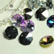 Taidao DIY handmade beaded material beads 6404 double hole pointed octagonal 14MMDIY accessories