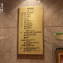 Explosive elevator side index sign unit nameplate floor guide acrylic double-layer baking paint screen special price modern