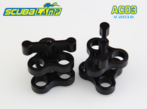 SCUBALAMP AC03 Butterfly Clip Suba Rambo Butterfly Clip Single Butterfly Clip