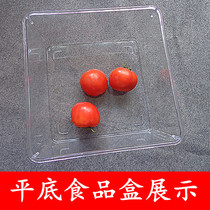 Flat ps transparent food plastic box Bulk food box Candy box Wife adult box Supermarket food box wholesale