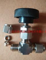 CEMS needle valve panel needle valve analyzer regulating valve 316 stainless steel needle valve S0606-A0306-002