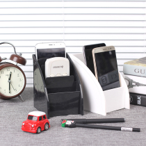 Hotel living room TV air conditioning remote control storage box desk finishing plastic multi-grid coffee table desktop glove box