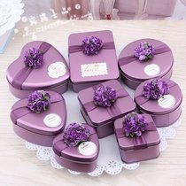 Wedding tinplate candy box creative personality wedding candy box iron box European wedding candy box wedding wedding candy box