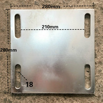 Cold galvanized iron plate curtain wall embedded parts galvanized steel plate embedded plate welded bottom plate steel structure 300*300