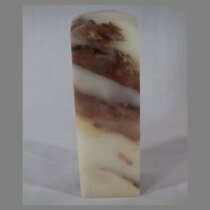 Gansu square seal 35 mm exquisite natural goldstone seal engraving lettering pure handmade art collection Calligraphy Painting