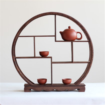 Haolinxuan Chicken wing wood big Bo antique frame Diamond multi-treasure frame Antique frame storage ornaments Multi-treasure grid ornaments