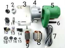 Adapting Hitachi cutting machine Hitachi CM4SB cloud Stone machine Rotor Stator gear housing bearing switch