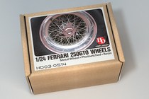 HobbyDesign Model Modified 1 24 250GTO Metal Wheels with Fujimei HD03-0514