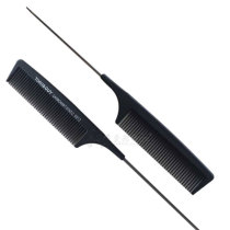 Carbon fiber Tony Gay Steel Needle Tail Comb Pick Comb Hair Comb Hairdressing Beginner Makeup Artist