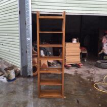 Myanmar teak bookcase