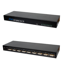 dvi HD splitter 1 minute 8 1 in 8 out signal splitter 24 5DVI interface video divider 8 ports