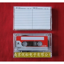 C120 minute blank recorder reread machine with body listening recording tape blank overlong card with blank tape