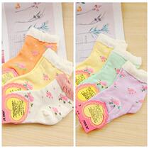 Special price 2-4 year old Rose flower full cotton socks female baby socks spring autumn autumn winter socks pure cotton cotton socks
