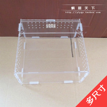 (Consignment Crab Rearing Boxes-Multi-Size-Assembled) Panoramic acrylic transparent cylinders Climbing Breeding the View Box