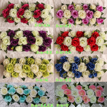 New wedding props gilt arch decoration flower row wedding ceremony Pavilion layout supplies grid hanging flowers