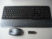 Logitech Wireless Keyboard Mouse set S520 wireless keyboard Logitech LX5 mouse U disk dual-pass receiver