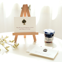 Born as summer flowers zakka metal Korean creative thank you card Xtreme memory mini greeting card birthday card