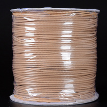 DIY Jewelry wire 1 5 Korean wax rope color round rope environmental protection wax thread braided wire rope necklace chain rope leather rope