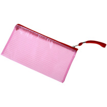 Remote Zipper Bag US-A53 Grid Ticket Bag B6 Zippered Bag File Bag Information Bag 10 Packs