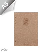 Jinhui JH-22105A Notebook loose-leaf core 6-hole core Dowling paper beige A5-100 pages