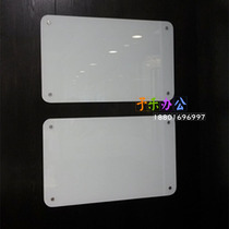 Rounded tempered magnetic hanging home office Ultra-white pure white glass whiteboard blackboard writing board Teaching conference room