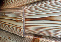 Black carbonized sauna board wall panel wall skirt back retro ceiling sauna board anti-corrosion drawing