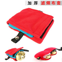 Smoke-free home single-connected bag with moxibustion multiple hyphens to warm moxibustion box warm moxibustion jar cloth cover smoke-free cloth bag
