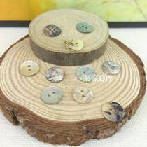 Round natural seashells button buttons with buttons 10mm