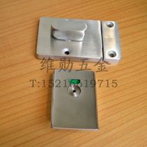 Ogao Public Health Interval Breaking Five Gold Accessories Fine Casting Thickened Wire Drawing Buckle Flat Door Lock 27 Indicating Lock