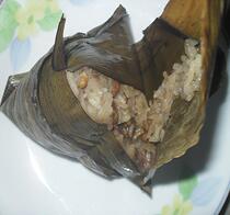 Zongzi fresh meat zongzi meat dumplings Fengshun specialty 5 packs of pork belly vacuum packaging Hakka