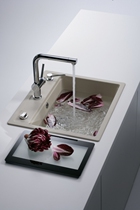 German Schock master granite sink NEMO N-100S INOX color