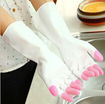 Cleaning housework gloves shark oil gloves rubber gloves dazzling fingers washing dishes gloves durable and thick