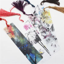 PVC bookmarks custom PP plastic matte translucent bookmarks to customize advertising creative free design