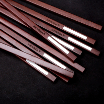 NEWREA NEW SHARP ACID BRANCHES WOOD STAINLESS STEEL SHEET CHOPSTICKS BUSINESS WITH HANDMADE HOUSEHOLD CUTLERY SUIT